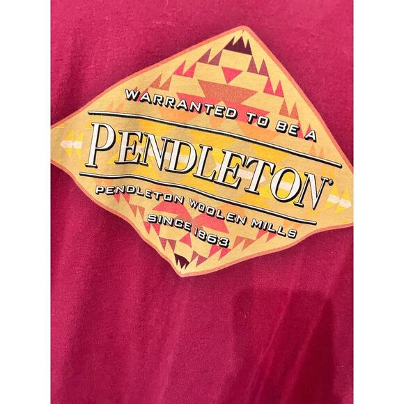 Pendleton Men’s Mission Trails Diamond Graphic Red Short Sleeve T-Shirt Size L - Picture 4 of 6